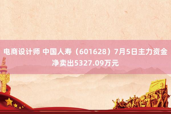 电商设计师 中国人寿（601628）7月5日主力资金净卖出5327.09万元